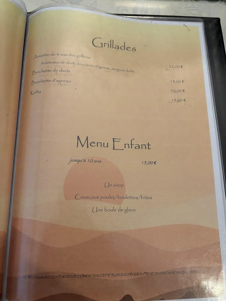 Les Portes de l'Orient - Menu Image 2